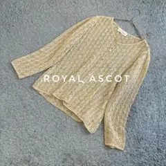 【匿名配送】royal ascot レース　カーディガン　レトロヴィンテージ