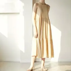 WALANCE バッグリボンニットワンピース