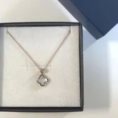 【11/13迄値下げ】ヴァンドーム青山 白蝶貝 CZ K18ネックレス