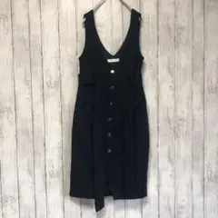 CECILMCBEE セシルマクビー ワンピース 膝丈 無地 サイズM