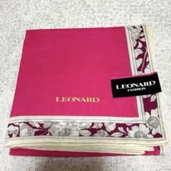 LEONARD 透かし模様　ハンカチ　未使用