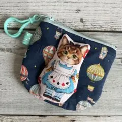コヤンイサムチョン×ユキエモン ナスカン付きミニポーチ アリスサンダー