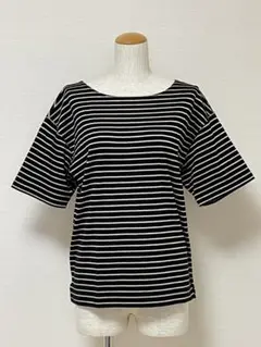 クリスチャンオジャール 半袖 Tシャツ ストライプ トップス ゴールド 金色