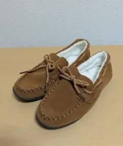 モカシン　シューズ　ブラウン