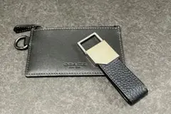 BALLY バリー レザーキーホルダー COACH コーチ ポーチ　セット