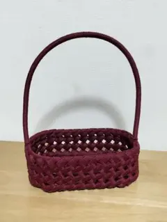 紙バンド 四つだたみのかご