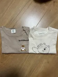 TeddyBear Tシャツ 2枚セット90㎝