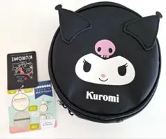 Kuromi キャラクター型ポーチ　クロミちゃん　サンリオ　　　新品
