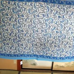 大人気のインド綿エスニックマルチカバー(約150Ｘ220cm)6004