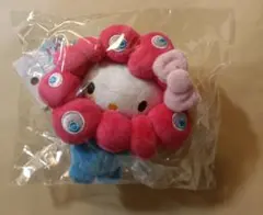 万博　なりきりぬいぐるみ　ハローキティ　カラビナ