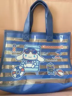 シナモンロール プールバッグ ビニールバッグ