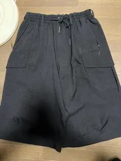 Y-3 ブラック カーゴショートパンツ