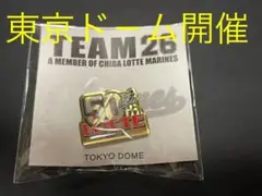千葉ロッテ　TEAM26  ピンバッジ  東京ドーム開催