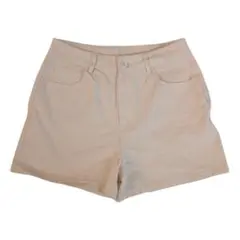 【デイジーDazy】シーイン　ショートパンツ　ベージュ　Lサイズ　コットン100