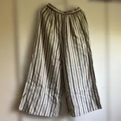 シンプリシティ　 リネンワイドパンツ