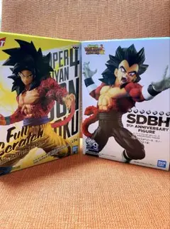 新品未開封 ドラゴンボールSDBH ベジータ&フルスクラッチ 悟空 フィギュア