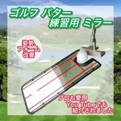 パター ミラー ゴルフ 姿勢 自宅練習 練習 パット パッティング トレーニング
