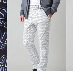 新品　M セントアンドリュース ロゴ　パンツ　白