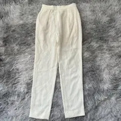 美品✨【STUDIOUS】アイボリー スリムフィット カジュアルパンツ S-L