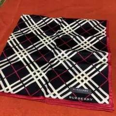 レディースBURBERRY チェック柄 大判ハンカチ