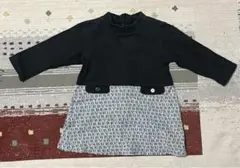 バーバリー 長袖 ワンピース 80cm