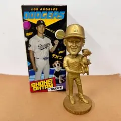 金色 大谷翔平 デコピン バブルヘッド 来場者限定 スタジアム配布 ドジャース