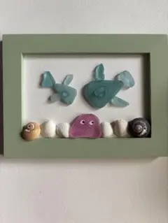 シーグラスアートジンベエザメキット