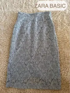 ZARA BASIC レース　タイトスカート xs