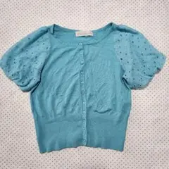 31 sons de modo Tシャツ パフスリーブ レーヨン レース袖 36