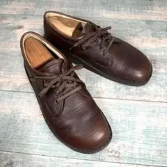 美品 ドイツ名門 Finn Comfort レザー 40 シボ革 希少