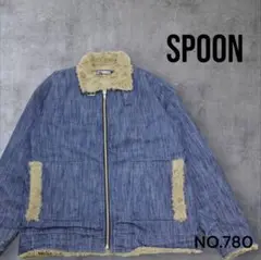 SPOON デニムジャケット ブルゾン アウター B-3ジャケット