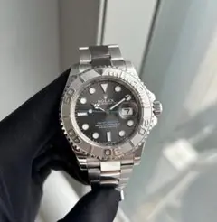 ROLEX Yacht-Master 自動巻き時計 40mm ブラック