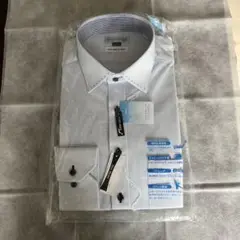 薄色ブルースリムモデル シャツ M