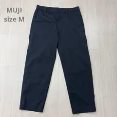 MUJI 無印良品 テーパード ストレッチ パンツ ブラック M