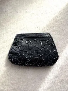 美品✨レイジースーザン　ミニビーズポーチ