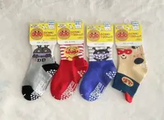 【バラ売りOK】処分価格 アンパンマン靴下バイキンマン12〜15cm 4足セット