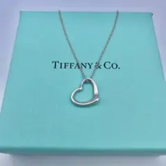 ✨美品✨ Tiffanyu0026Co オープンハート ネックレス 15mm