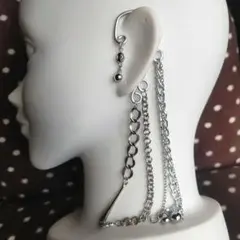 ハンドメイド*お試しイヤーフック*シルバー40