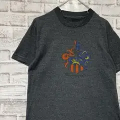 USA製90sヴィンテージTシャツ！シングルステッチ　グレー半袖古着　M723