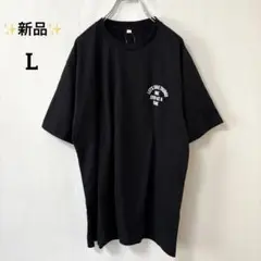 ✨タグ付き✨半袖Tシャツ 【 L】ブラック ロゴプリント シンプル