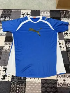 Puma 青 スポーツシャツ 半袖