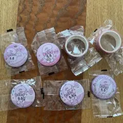エスターバニー　くら寿司　缶バッチ　マステ　キャラクター