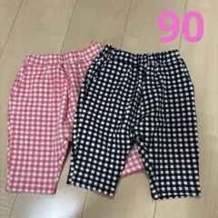 GU サマナルパンツ　90 7分丈　2点セット