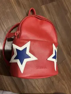 DIESEL レッド 星型リュック