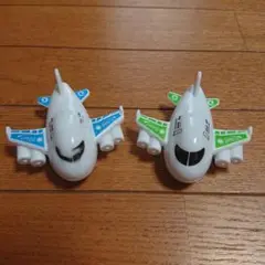プルバック式 飛行機おもちゃ 2個セット