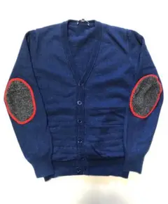 Carven カルヴェン エルボーパッチ カーディガン 青