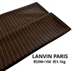 25:【スーツ生地】LANVIN ヴィンテージ ブラウンストライプ