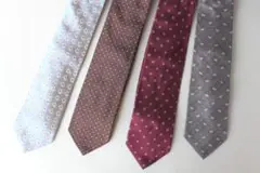 【美品】五大陸&Cerruti 　ネクタイ４本セット