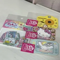 <新品>サンリオ　フレークシール 胸きゅん　メモリーズ +3枚ステッカー