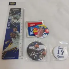 中日ドラゴンズ 柳裕也 グッズセット キーホルダー マグネット 定規